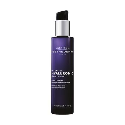 Institut Esthederm - Intensive Hyaluronic - Sérum Anti Rides et Ridules - Lutte contre la Déshydratation Intense - Pour une Peau Repulpée et Protégée - Flacon Pompe 30 ml
