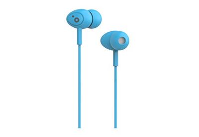 Sunstech Pops | Auricular estéreo TPE com microfone. cor azul.