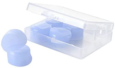 Lifeventure 65710 Silicone Ear Plugs (3 Pairs) Unisex-Adult, Blue