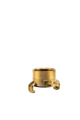 Peça rosqueada de encaixe rápido de latão GARDENA com rosca interna: conexão de mangueira com 33,3 mm (G 1") - rosca interna para torneiras com rosca externa (7109-20)
