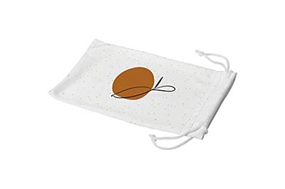Bonamaison Imprimé Numériquement Lunettes Étui avec Cordon de Serrage, 100% Coton, Sac Lunettes, Pochette à Lunettes, 1 Pièce, Taille: 11x19 Cm