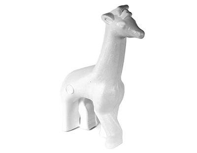 INNSPIRO Girafe Africaine de porex 13 x 19 cm. Sac Suspendu 2u. Animaux, Blanc, 13x19cm