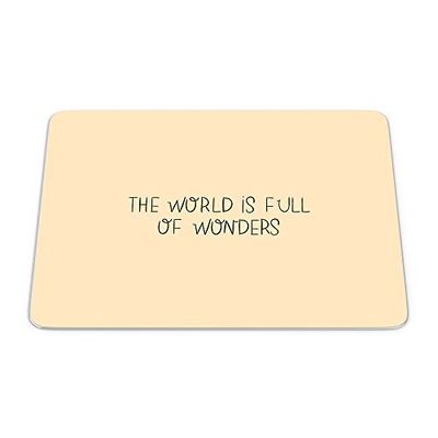 Bonamaison, Rectangle Pop Art Digital Printed Mouse Pad, Non-Slip Base, for Office and Home, Size: 22 x 18 cm