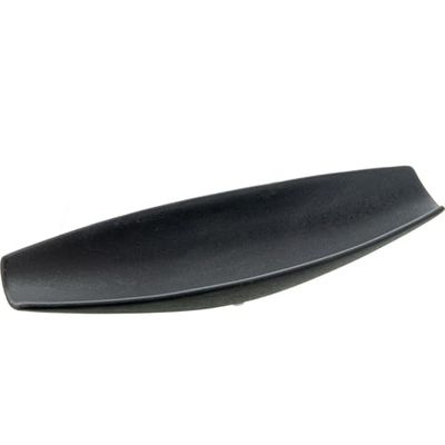 DRW Centre de Table allongé en céramique Noir 33 x 11 x 4,5 cm