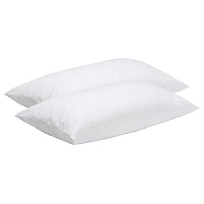 Pikolin Home - Pack de 2 Almohadas de Fibra antiácaros de firmeza Media y Alta con Funda extraíble Transpirable, Recomendada para Dormir de Lado o Boca Arriba