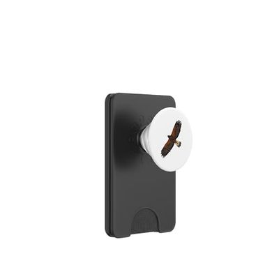 Ave rapaz en vuelo - Desert Buzzard PopSockets PopWallet para MagSafe