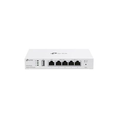 TP-Link Festa FR205 Gigabit VPN-router, 5 Gigabit poorten, gratis cloudbeheer, eenvoudig te gebruiken, cloudtoegang, zeer veilige VPN, USB-WAN-poort, metalen behuizing, IPSec, PPTP, L2TP en OpenVPN