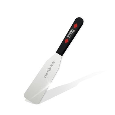 EIKASO Solingen Spatule de cuisine en acier inoxydable 1.4116 avec lame flexible en acier inoxydable 1.4116 Convient pour barbecue, pâtissier, cuisine, loisirs et chefs professionnels