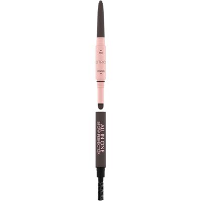 Catrice All In One Brow Perfector Eyebrow Pencil, No. 030, Brown, Long-Lasting, Covering, Defining, Natural, Vegan, No Microplastic Particles, Nanoparticles Free, No Perfume, Pack of 1 (0.4 g)