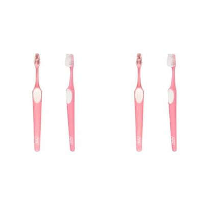 TEPE Brosse à Dents Suprême éco-responsable, avec brins doux sur deux niveaux (Lot de 2)