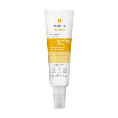 Fotoprotector Spf 50 Facial Toque Seco 50 ml.
