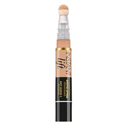 Deborah Correttore Instant LIft N.03 Sand, Texture Fluida, attenua Occhiaie, Borse e Rughe, con Speciali Attivi e Particelle Foto Riflettenti, per uno Sguardo Fresco e Riposato