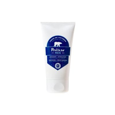 Polåar Men - Extreme Cream, Soothing Face Care with Siberian Olive - Moisturizing, Nourishing Cream for Men - Matte Finish - After Shave - 96% Natural, Vegan, Made in France - 50 ml