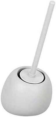 Avilia Toilet Brush and Holder for Bathroom, White, nd