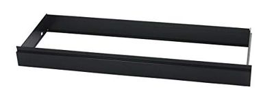 BISLEY Marco telescópico de 1200 mm para EuroTambour, Metal, 333 Negro, 36 x 110.5 x 12.1 cm