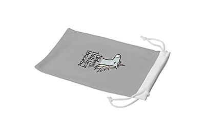 Bonamaison Imprimé Numériquement Lunettes Étui avec Cordon de Serrage, 100% Coton, Sac Lunettes, Pochette à Lunettes, 1 Pièce, Taille: 11x19 Cm