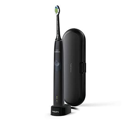 Philips Sonicare Spazzolino Elettrico Sonico con Sensore di Pressione Integrato, Nero (modello HX6800/87)