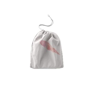 Bonamaison Impreso Algodón Bolsas con Cordón, Bolsa con Cordel para el Hogar y el Almacenamiento de Verduras, Bolso de Compras, Plegable, Ecologica, Reutilizables, Tamaño: 40x50 Cm
