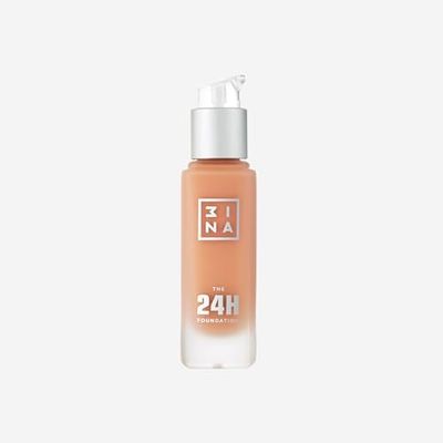 3INA MAKEUP - The 24h Foundation 612 - Base de maquilhagem neutra clara com subbotono neutro / rosa - base maquilhagem de cobertura total com 24H de duração e resistente à água - Vegan - Cruelty Free