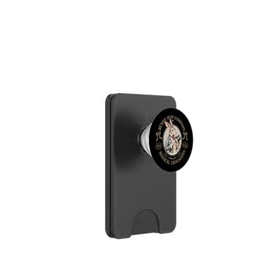 Conejo vintage de Bunny Puff Company Magical Chocolates PopSockets PopWallet para MagSafe