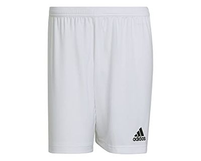 adidas Entrada 22 Shorts, Pantaloncini Sportivi Uomo, Bianco, XXL