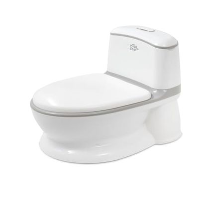 Interbaby - Pot Bebe Toilette Blanc | Pot Enfant avec Chaîne Lumineuse et Son de Chasse d'Eau | 18 Mois - 2 Ans | Confortable, Sûr, Amusant | Support Toilette en Papier, Base Antidérapante