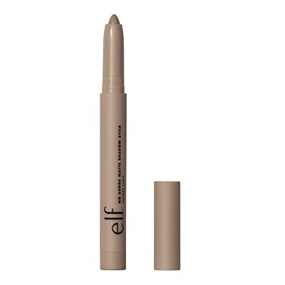 e.l.f. Cosmetics No Budge Matte Eyeshadow Stick, One-Swipe Cream Eyeshadow Stick, Long-Wear & Crease Resistant, Matte Finish, Vintage Suede
