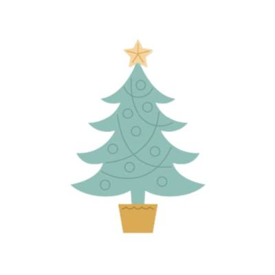 Craftelier - Mini matrice pour décorations et créations de scrapbooking, artisanat et papeterie | Figurine en forme d'arbre de Noël - Taille approximative de la matrice : 3,56 x 4,14 cm