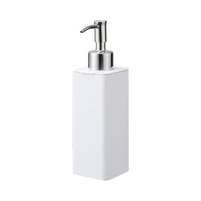 Yamazaki 4829 Tower Distributeur Slim, Blanc, Résine ABS, Minimaliste, 5.5 x 7 x 19.5 c m