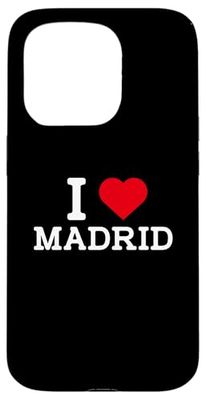 I Love Madrid Funny Prank Joke Gag Prankster Humor Novelty Case for iPhone 15 Pro