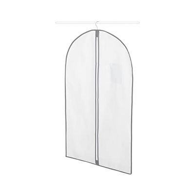 Compactor Housse pour vêtements Blanc 60 x 0.2 x H.100 cm