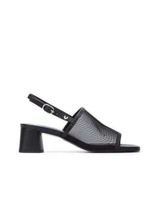 MARTINELLI Sandales à Talon en Cuir VETTABBIA pour Femme Color Black