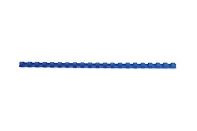 GBC CombBind Binding Combs, 6 mm, 25 Sheet Capacity, A4, 21 Ring, Blue, Pack of 100, 4028233