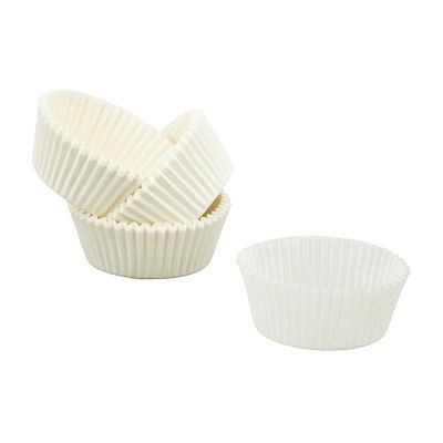 Caterpack Baking Cases Made from Food Grade Premium White Siliconised Greaseproof Paper, 100 Pack x 12 (1200 Cases in Total)
