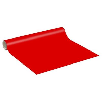 Ambiance Sticker Adesivo in vinile per decorazione interna, parete di cucina, adesivo rimovibile, lavabile, impermeabile, mobili, camera da letto, soggiorno, colore: rosso pomodoro, 60 cm x 50 m