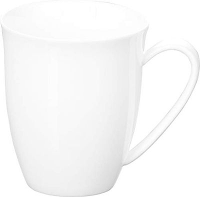 Wilmax WL-993014/A - Tazza in porcellana, capacità: 380 ml, colore: Bianco