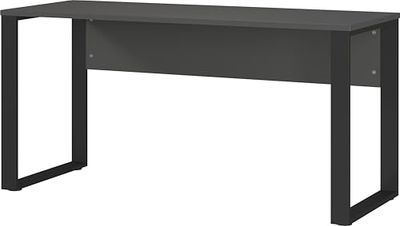 Germania 5008-613 GW-Adrano - Escritorio (Grafito/Negro, con Cuchillas de Metal, 150 x 74 x 60 cm)
