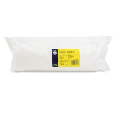 Reliance Medical Cotton Wool BP 500g Pack, Highest Grade Absorbent Cotton Bp For Dressings And Wound Care