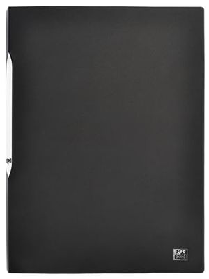 OXFORD - Lote de 10 protectores de documentos Stand'Up A4, 200 vistas, 100 fundas de poliuretano opaco, color negro
