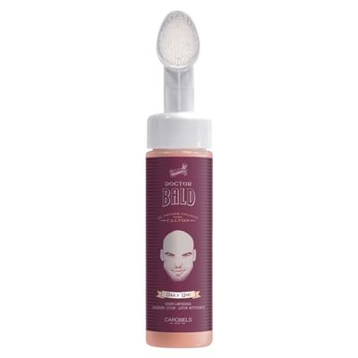 Beardburys Doctor Bald Daily Cleansing Lotion, loção hidratante com efeito fresco e calmante, livre de para-louços, 200 ml