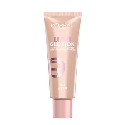 L'Oréal Paris, Illuminante Liquido, Illumina & Idrata Istantaneamente, Formula All-in-one con Burro di Karité e Glicerina, Texture Leggera, Lumi Glotion, Tonalità: 902 Light Glow, 40 ml