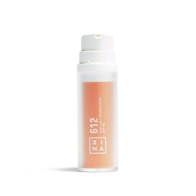 3INA MAKEUP - The 3 in 1 Foundation 612 - Base de Maquillaje Beige calido con Subtono Rosa - Base 3 en 1 con Primer y Corrector - Base Maquillaje con SPF 15 y Vitamina C - Vegan - Cruelty Free