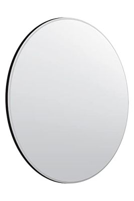 MirrorOutlet YC131 - Espejo Redondo de Cristal Biselado (70 x 70 cm, sin Marco, 70 x 70 cm)