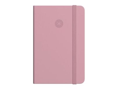 Antartik Notatnik z gumką, twarde etui A4 LIŚCIE RÓŻOWE PASTEL 100 arkuszy 80 GR FSC