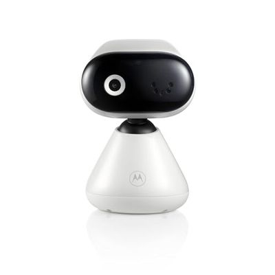 Motorola Nursery Baby Monitor PIP1000 con Telecamera - Telecamera per bambini con controllo tramite app - Baby Monitor - Visione notturna e comunicazione bidirezionale - Montaggio a parete - Bianco