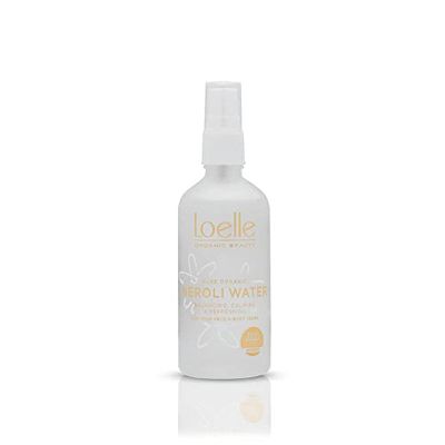 Loelle - Tónico Facial Azahar Orgánico sin alcohol - Agua de Neroli 100% Pura - Astringente de Poro - Todo Tipo de Pieles – Spray Refrescante - Primer de Maquillaje - Hecho en Marruecos (100ml)