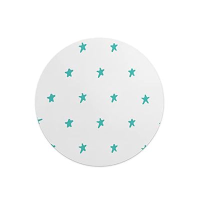 Questo Casa, Round Digital Printed Mouse Pad, Non-Slip Base, for Office and Home, Diameter:22cm