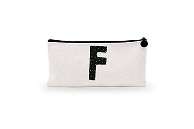 Bonamaison Estuche de Lona con Cremallera para lápices, con impresión Digital, para Escuela, Bolsa de Lona para niños, niñas, 100% algodón, Unisex, 1 Unidad, 21 x 12 cm