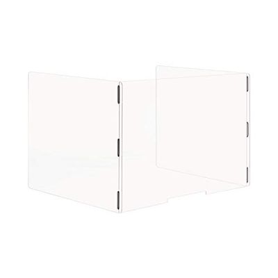 Bi-Office Mampara Modular Sobremesa En Forma De U 800X650X600