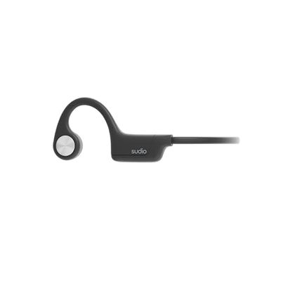 Sudio B2 Black, Open Ear, Bone Conduction, IPX5, Bluetooth v5.3, USB-C, tempo di riproduzione 12h